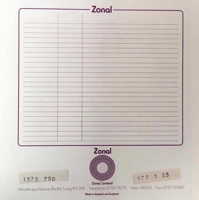 Zonal 675 1″ Inch Reel Audio Tape