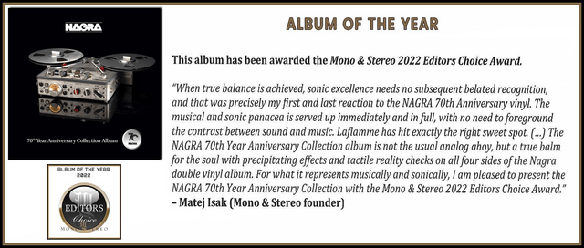 The Nagra 70Th Anniversary Edition Vinyl