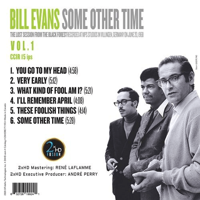 Bill Evans - Some Other Time: The Lost Session From The Black Forests Vol 1