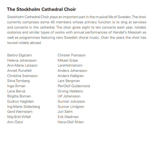 The Stockholm Cathedral Choir - Now The Green Blade Riseth [2xReel Tapes]