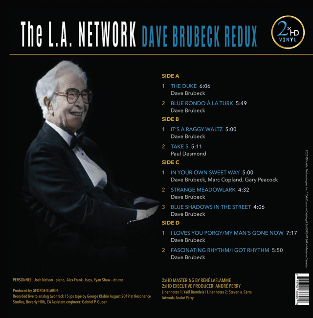 The L.A. Network - Dave Brubeck Redux [Deluxe Vinyl]