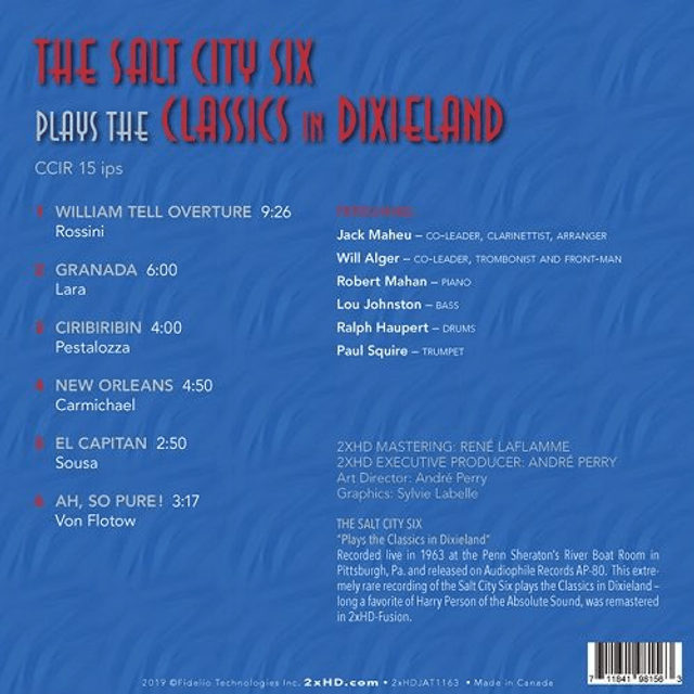 The Salt City Six - The Salt City Six – Plays The Classics in Dixieland