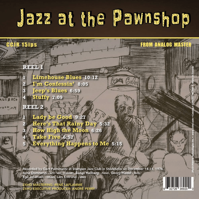 Arne Domnérus - Jazz At The Pawnshop [Deluxe Two Reel Tapes]