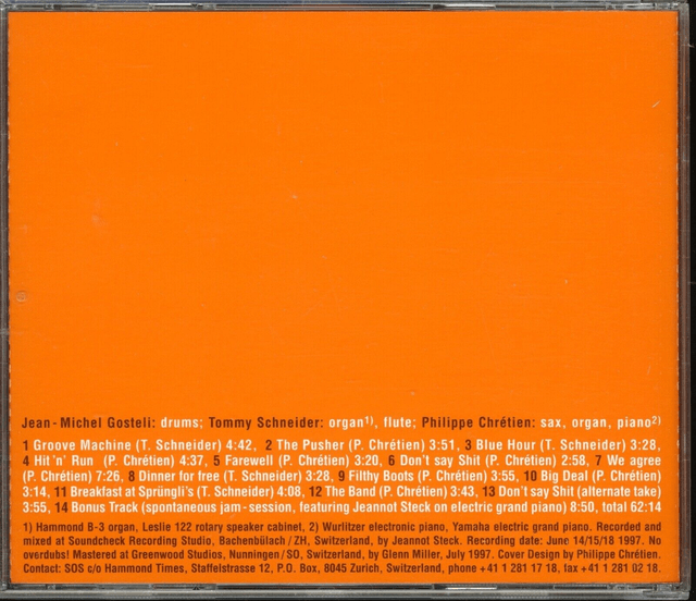 Tommy Schneider & Friends - SOS ‎- Press Button [CD]