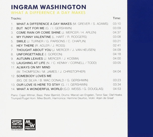 Ingram Washington - What A Difference A Day Makes [15IPS Tape]