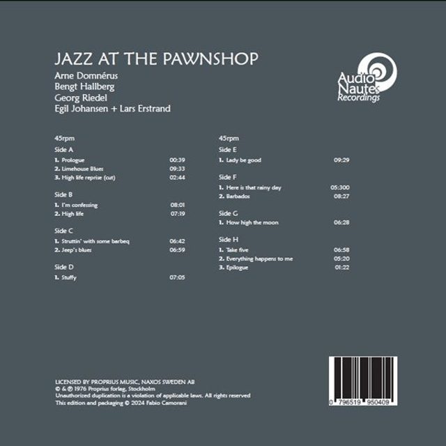 Arne Domnérus - Jazz At The Pawnshop
