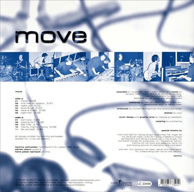 Tommy Schneider & Friends ‎- Move [CD]