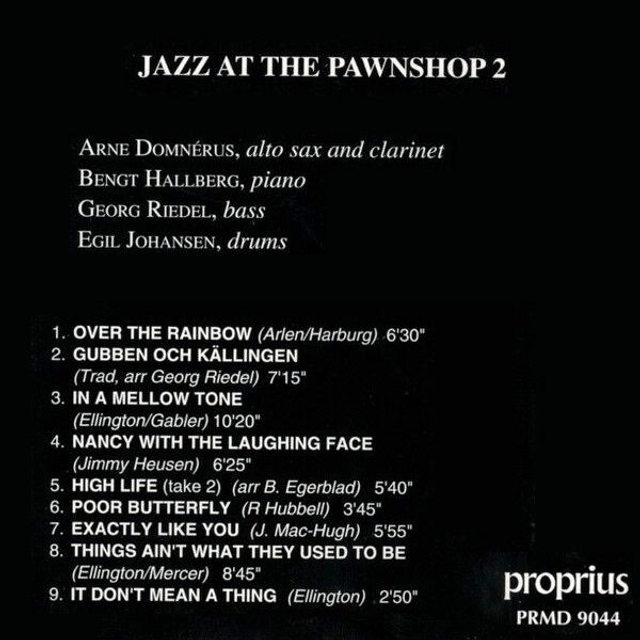 Arne Domnérus - Jazz At The Pawnshop Vol. 2 [Deluxe Reel Tape Edition]
