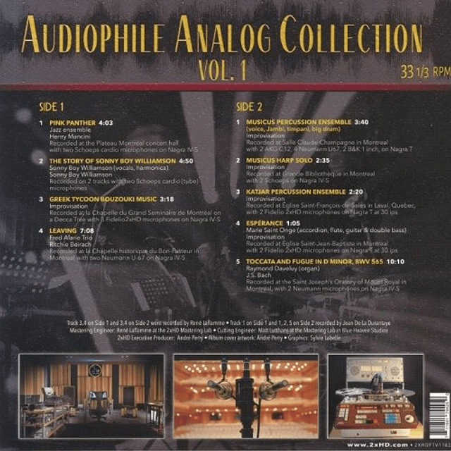 Audiophile Analog Collection Vol. 1 [CD]