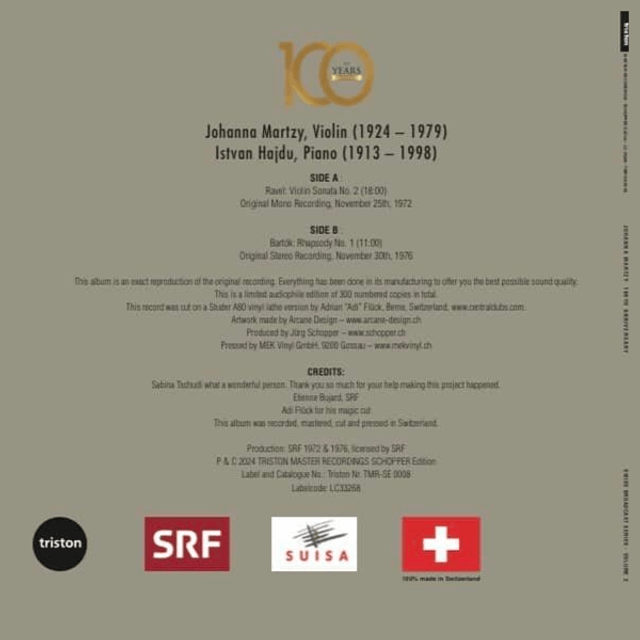 Johanna Martzy - 100th Anniversary - Vol. 2