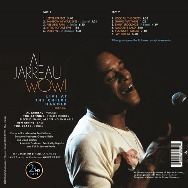 AL JARREAU - WOW! [Deluxe Two Reel Tapes]