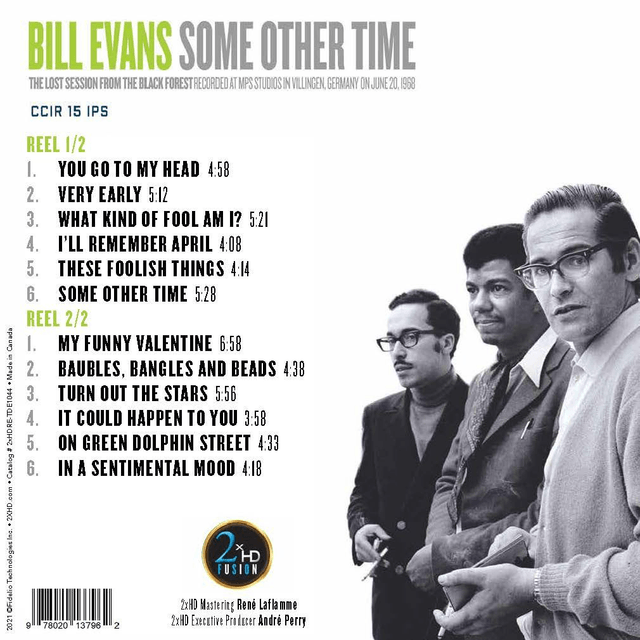 Bill Evans - Some Other Time: The Lost Session From The Black Forests