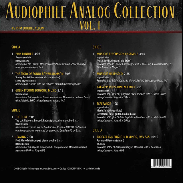 Audiophile Analog Collection Vol. 1 [LP]