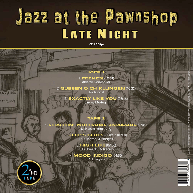 Arne Domnérus - Jazz At The Pawnshop - Late Night  [Deluxe Two Reel Tapes]