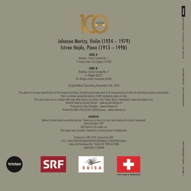 Johanna Martzy - 100th Anniversary - Vol. 3