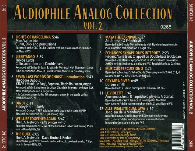Audiophile Analog Collection Vol. 2 [CD]