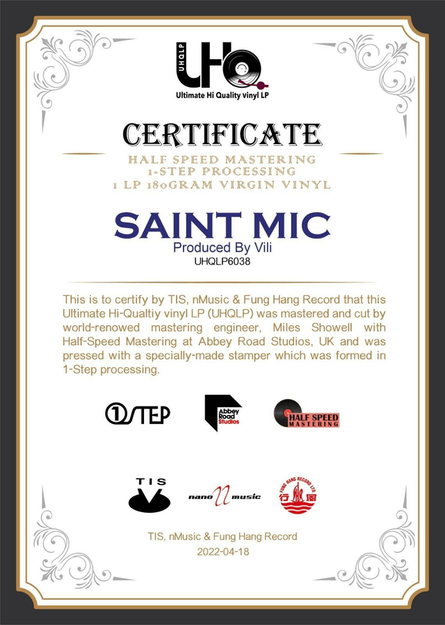 Scottie Wright – Saint Mic [Audiophile UHQLP]