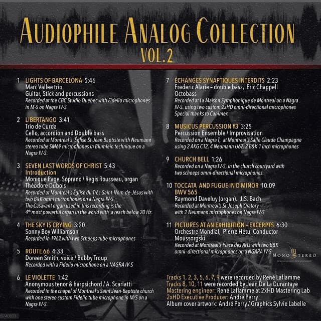 Audiophile Analog Collection Vol. 2 [Reel Tape]